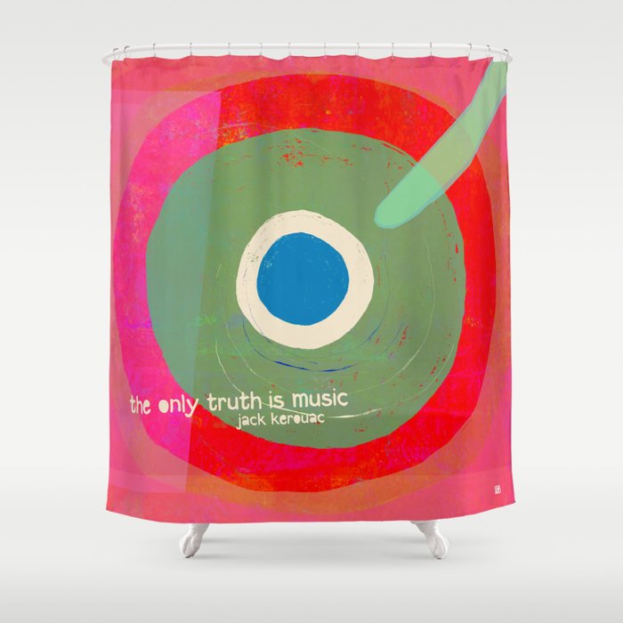 Music - the only truth Shower Curtain