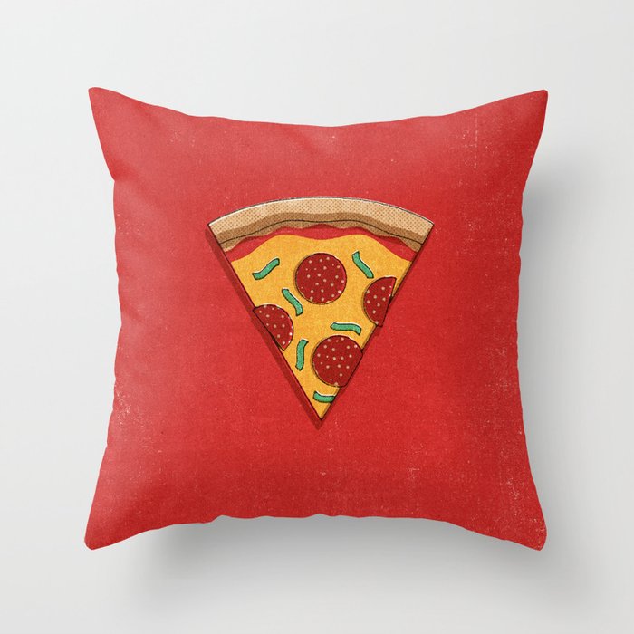 FAST FOOD / Pizza Throw Pillow