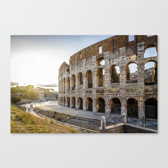 The Colosseum of Rome Canvas Print