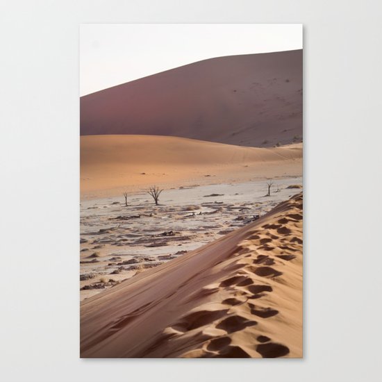 Leave only foortprints Canvas Print