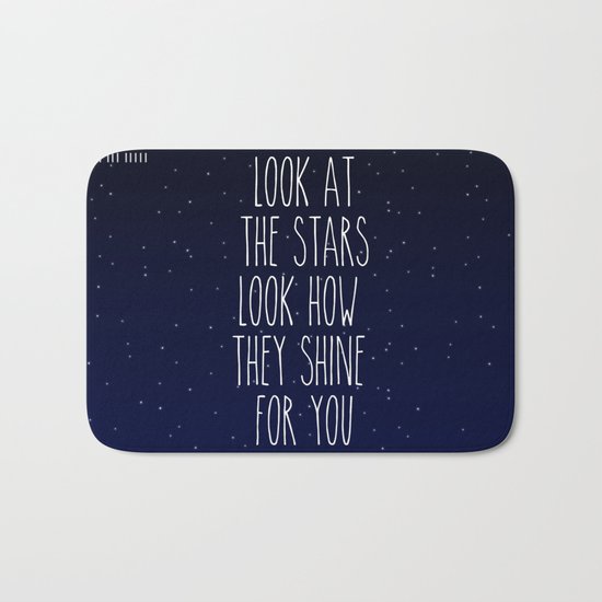 Look How They Shine For You Bath Mat