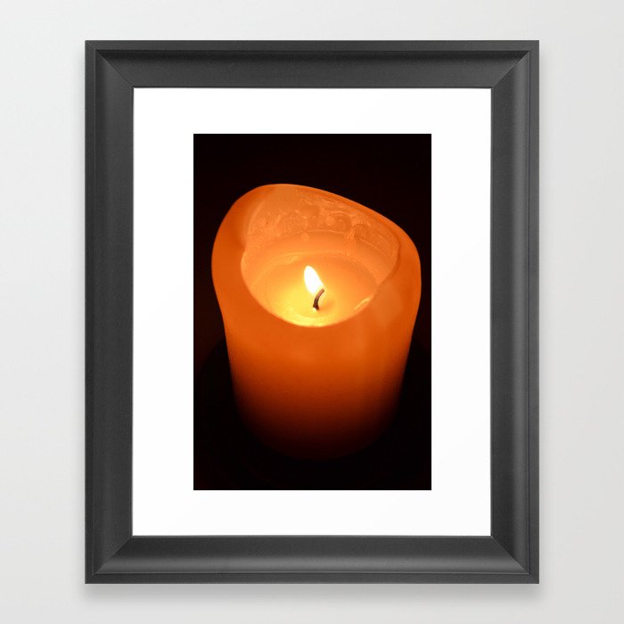 Candle Light  Framed Art Print