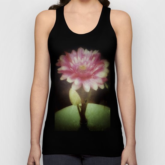 Vintage Dreamy Flower Unisex Tank Top