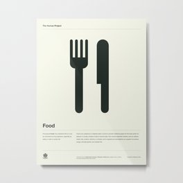 Food Metal Print