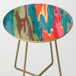 Rainbow Eucalyptus Side Table