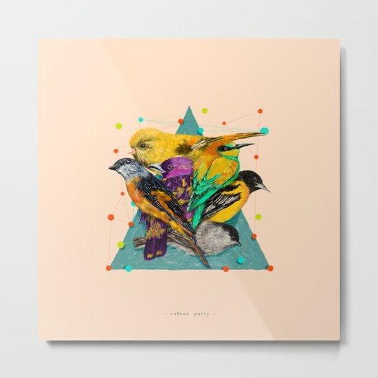 Colour Party Metal Print