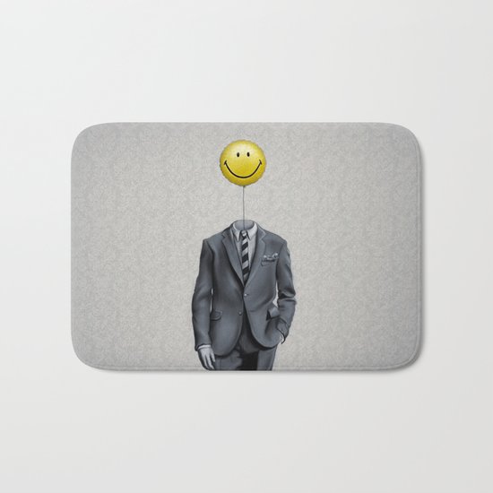 Mr. Smiley :) Bath Mat