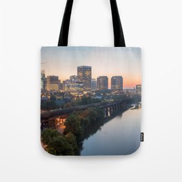 Richmond VA Sunrise Tote Bag