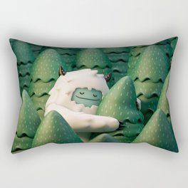 Yeti in Love Rectangular Pillow