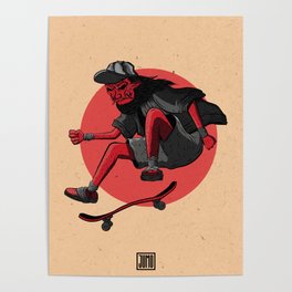 Devil Japanese Mask Poster