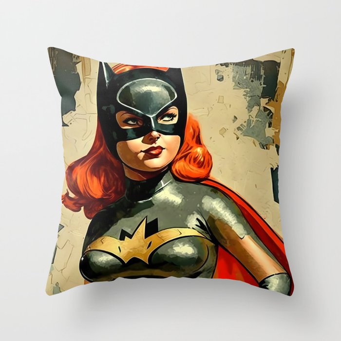 Superhero Mom Throw Pillow