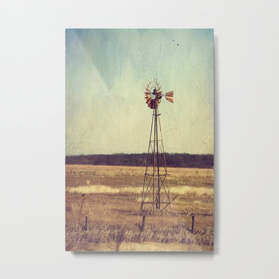 Alone on the Prairie Metal Print