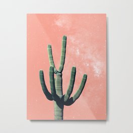 Cactus Mexican Succulent Boho Mexico Desert Pink Tropical Galaxy  Metal Print | Wildwest, Mexican, Tropical, Tropicalplant, Collage, Southwestern, Cactus, Mexico, Arizonacactus, Cactustree 