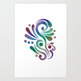Prism Swirl  Art Print