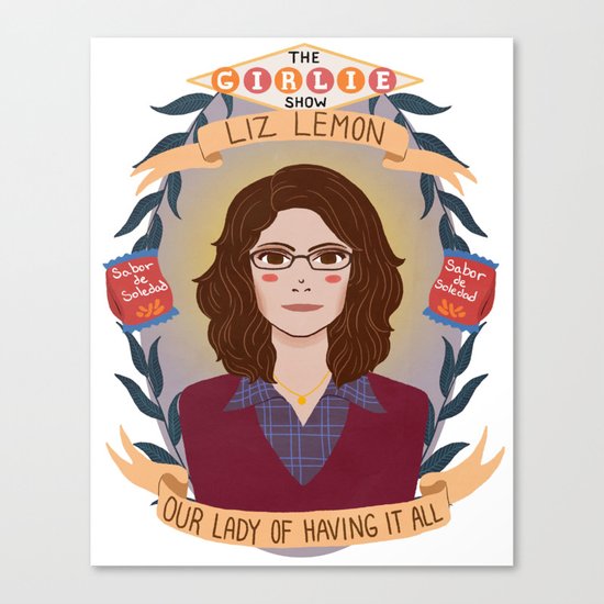 Liz Lemon Canvas Print