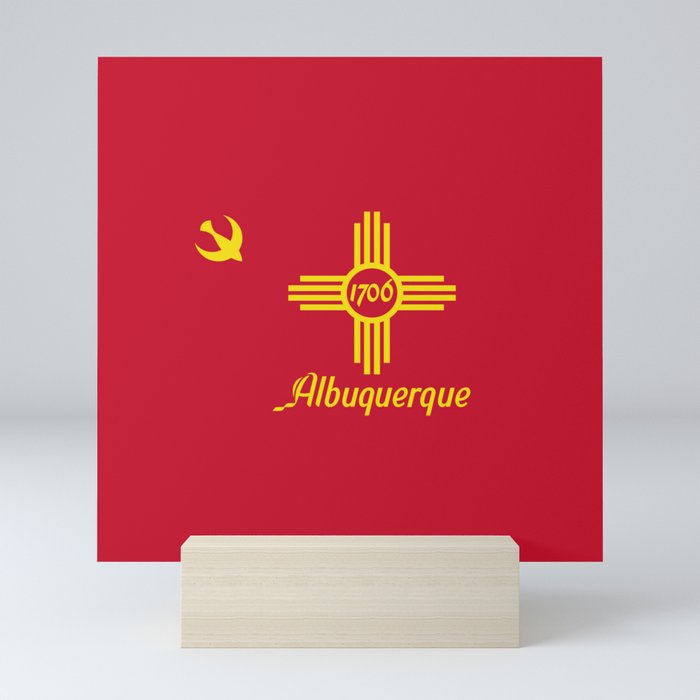 Flag of Albuquerque Mini Art Print