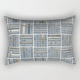 The Bookish Checkerboard Rectangular Pillow