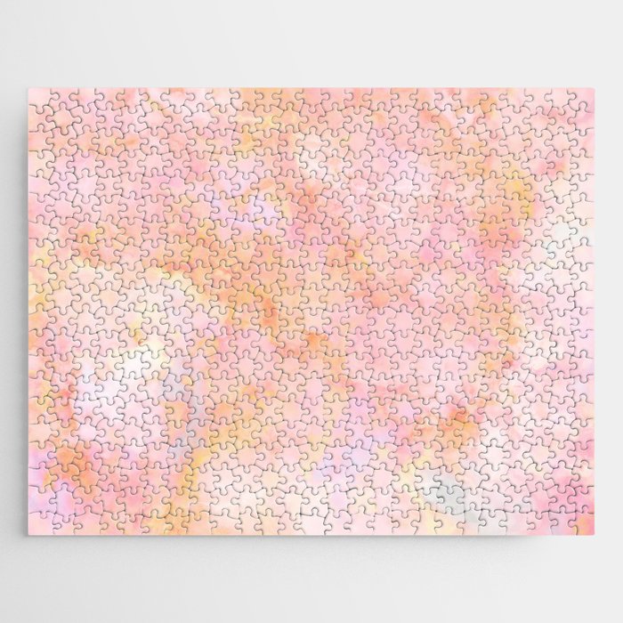 DreamyPastel Rosé Marble Jigsaw Puzzle