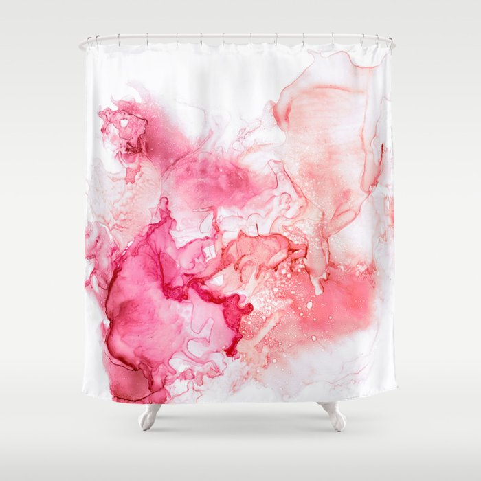 Red fog Shower Curtain