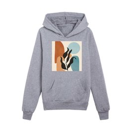 Minimal Abstract Shapes 5 Kids Pullover Hoodies