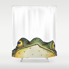 My Sensei is a Frog, Looking into You're Soul Shower Curtain