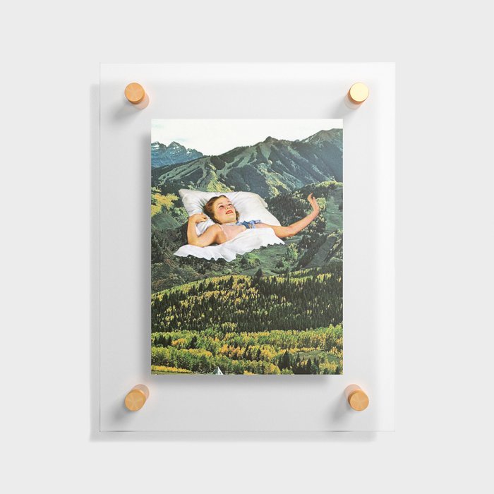 Rising Mountain Floating Acrylic Print