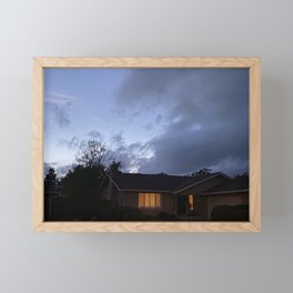 Home after the storm Framed Mini Art Print