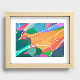 Kaleidoscope Bird Recessed Framed Print