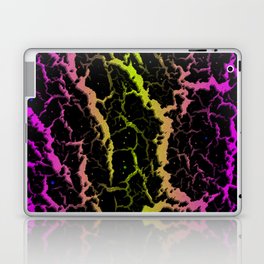Cracked Space Lava - Pink/Lime Laptop Skin