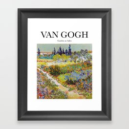 Van Gogh - Garden at Arles Framed Art Print