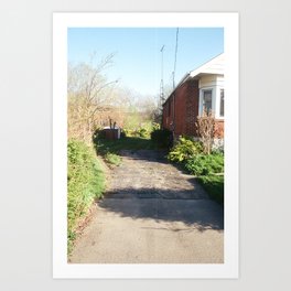 Pave way in the Middle Art Print