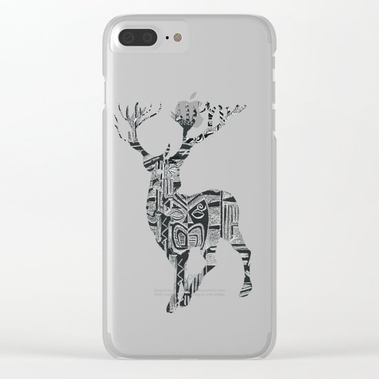 deer Clear iPhone Case