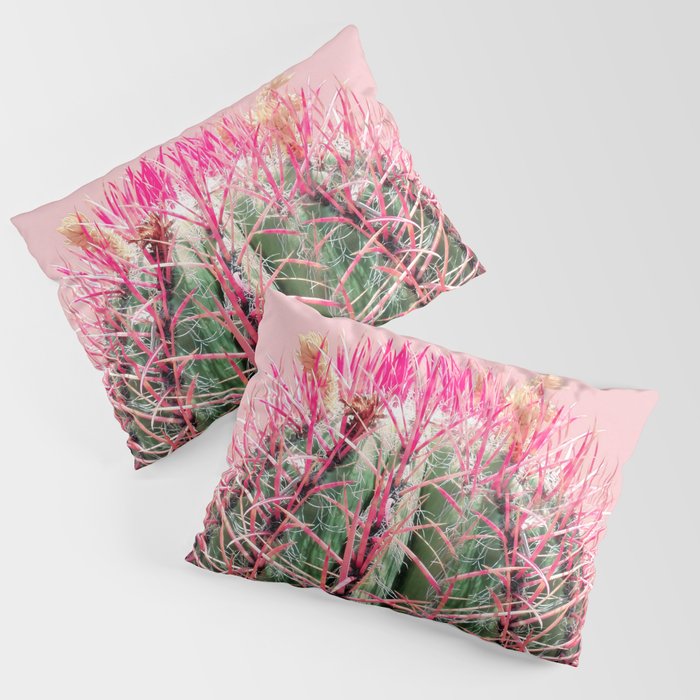 Sweet Pink Cactus Pillow Sham