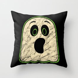 Vintage Ghost Throw Pillow