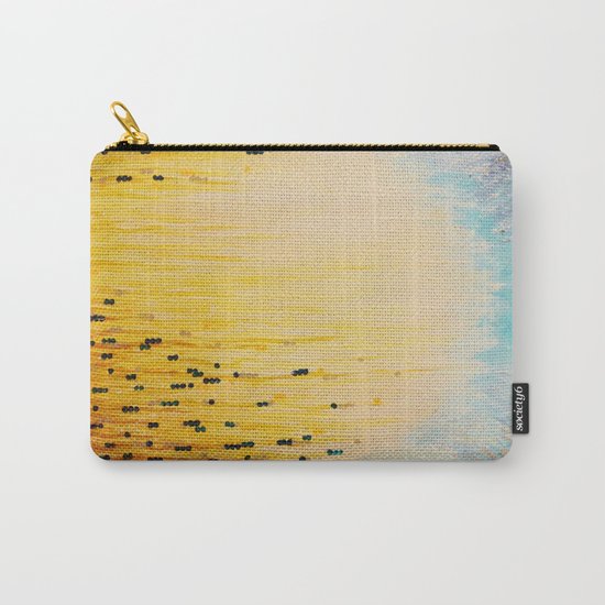 MYSTIC GARDEN Lovely Fairy Land Abstract Painting Acrylic Fine Art Winter Colorful Fantasy Magical Carry-All Pouch