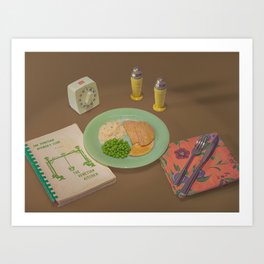 A Meal From Her Kitchen Art Print