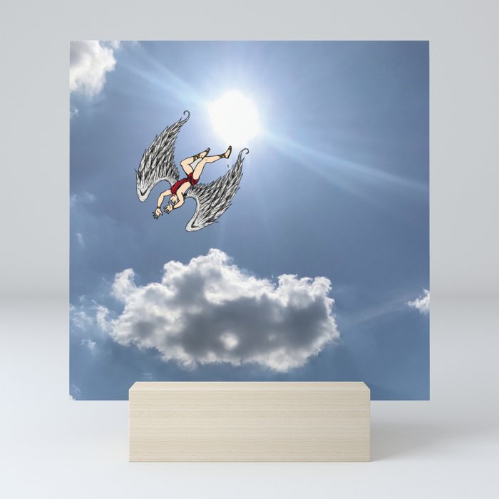 Icarus and the Sun Mini Art Print