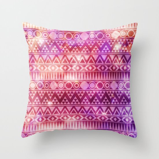 Tribal Fire. Throw Pillow