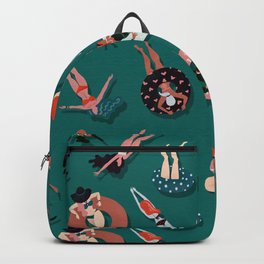 Swimming Ladies – Teal Backpack