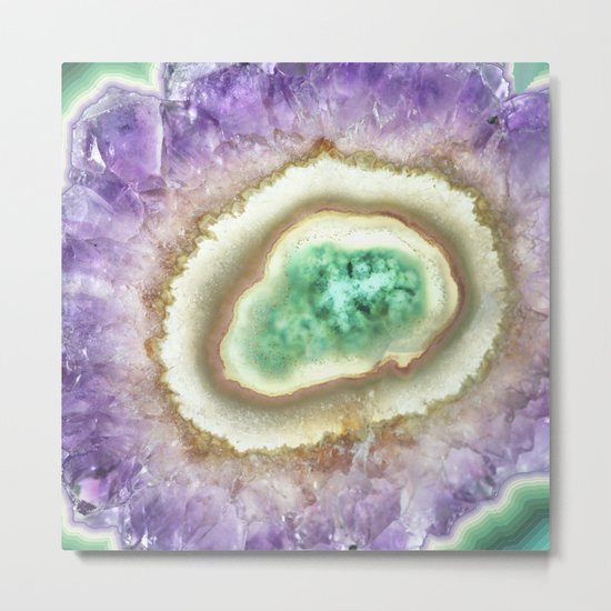 WITHIN AMETHYST Metal Print