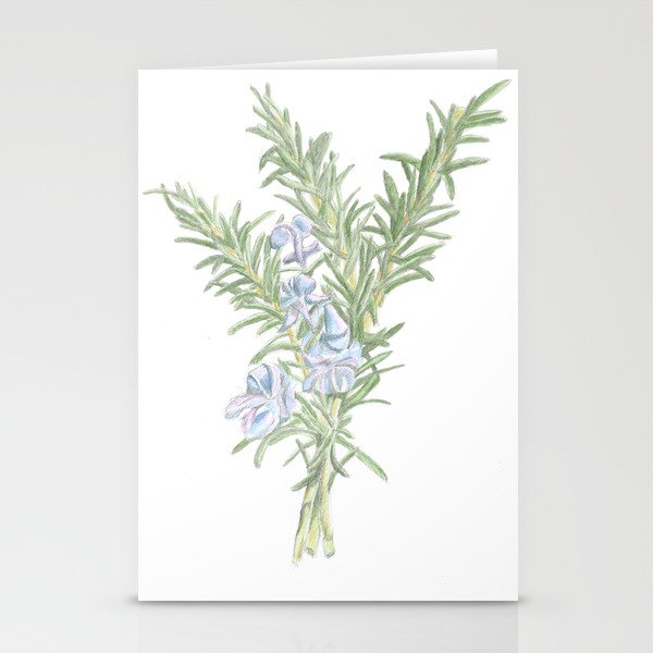 Flowering Rosemary Stationery Cards