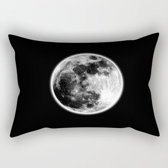 Moon Illuminated Rectangular Pillow