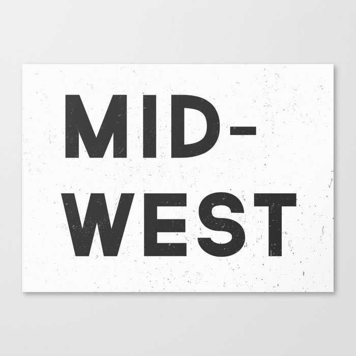 MID-WEST Canvas Print