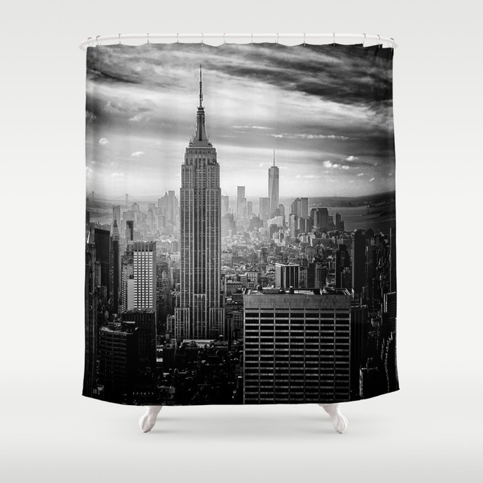 Shower Curtain By Cau Partay Society6, New York City Skyline Shower Curtain