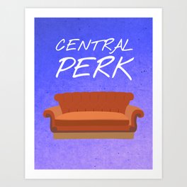 Friends 20th - Central Perk Art Print