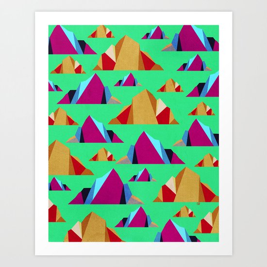 Mega Mountain Art Print