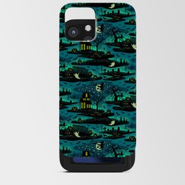 Halloween Night - Fox Fire Green iPhone Card Case