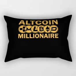 Altcoin Millionaire Rectangular Pillow