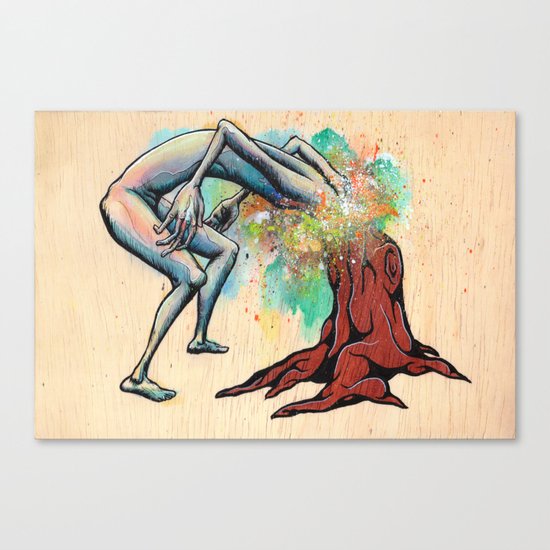 Ingrown Canvas Print