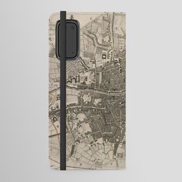 A plan of the city of Dublin - 1797 vintage pictorial map Android Wallet Case